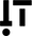 Black IT logo on a white background